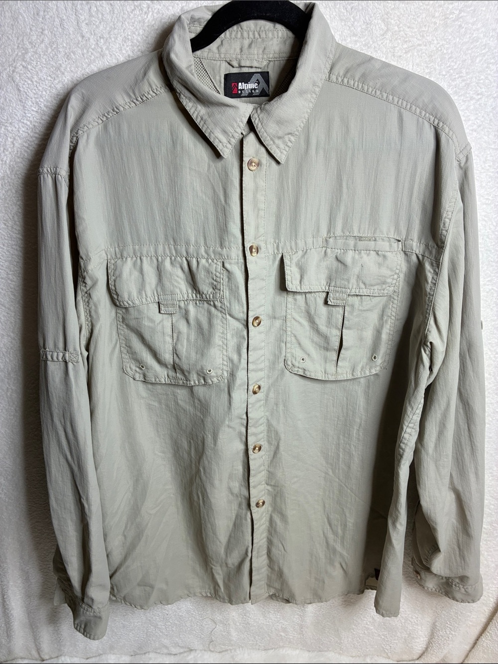 Alpine Design Men's Lightweight Shirt in Sage